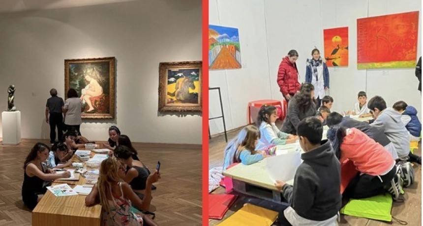 Con talleres educativos se desarrolla VI muestra de arte pictórico en el museo 