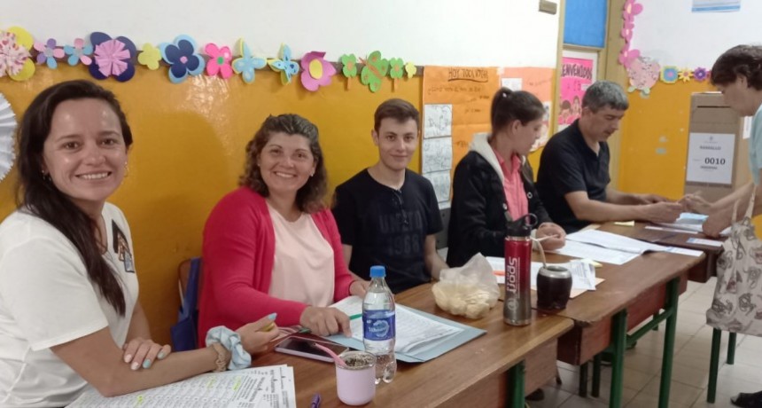 Jornada electoral en Ramallo: más del 80% del padrón participó