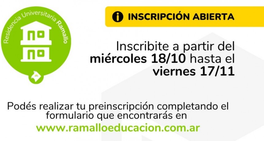 Se encuentra abierta la inscripción para la residencia universitaria en Rosario