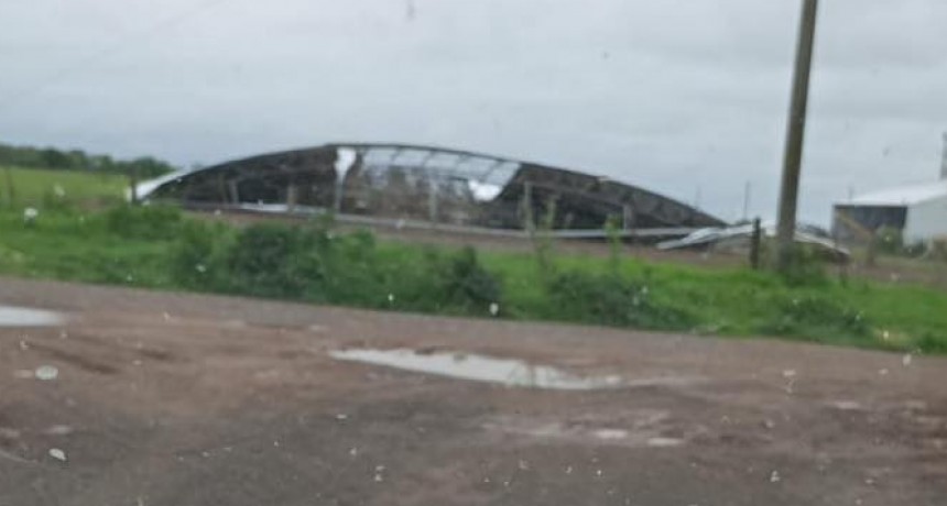 Temporal con lluvias intensas y fuertes vientos provocó daños en Ramallo y sus localidades