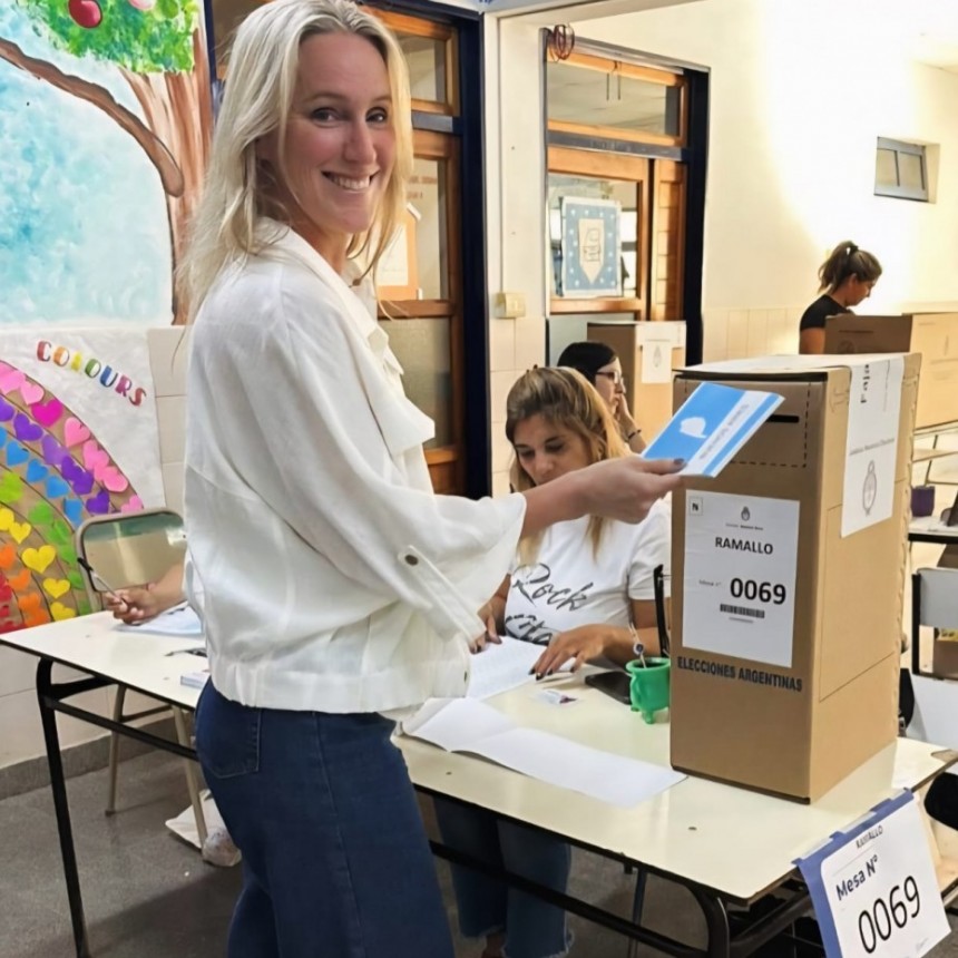 Paula Traverso celebró el triunfo de La Libertad Avanza en Ramallo y apuntó a la transparencia de la Boleta Única