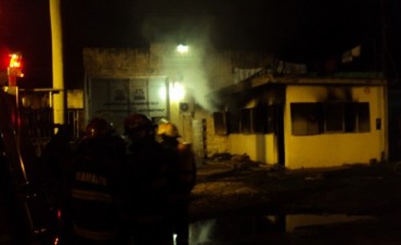 Se incendió una vivienda en Ramallo