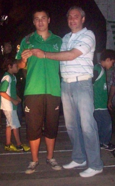 Santiago Bellocchio Cóndor de Plata en Los Andes