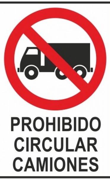Restricción a la circulación de camiones por fin de semana largo