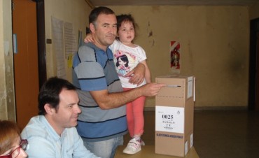 Santalla y Poletti votaron por la tarde