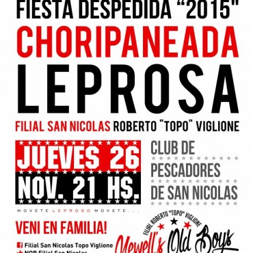 Despedida de año de la peña de Newell¨s