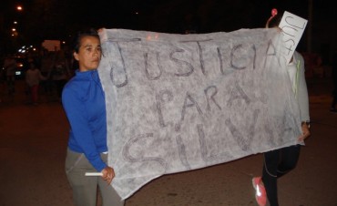 Una multitud particip&oacute; de la marcha pidiendo justicia por Silvia Garc&iacute;a