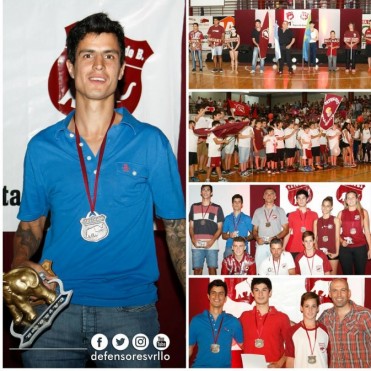 Juan Cruz Cartechini gan&oacute; el Elefante de Oro en la Fiesta del Deporte Granate