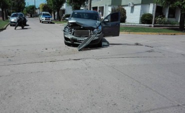 Colisión en Villa Ramallo