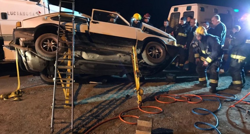 Grave accidente en el cruce de las rutas provinciales 51 y 1001