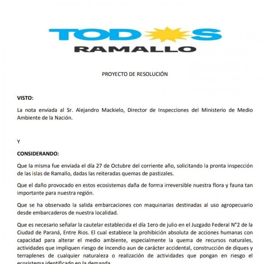 Los ediles del Frente de Todos piden que se investigue el daño ecológico en la zona de islas