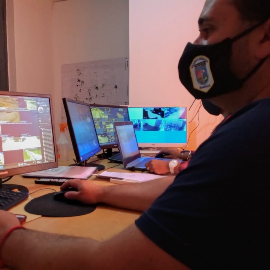 El Centro de Monitoreo colaboró en el esclarecimiento de tres delitos