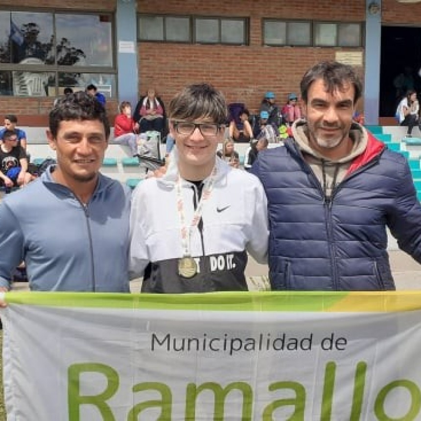 Juegos Bonaerenses: En un buen comienzo para Ramallo, Thiago Mansilla obtuvo la medalla de oro