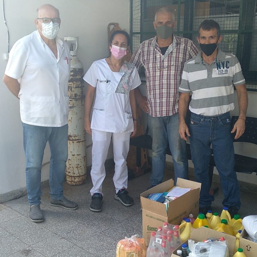 Entregaron las donaciones a las Unidades Sanitarias