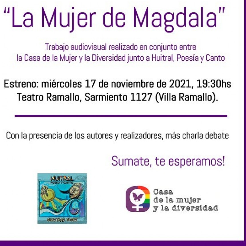  Se presenta el Video Clip “La Mujer de Magdala”