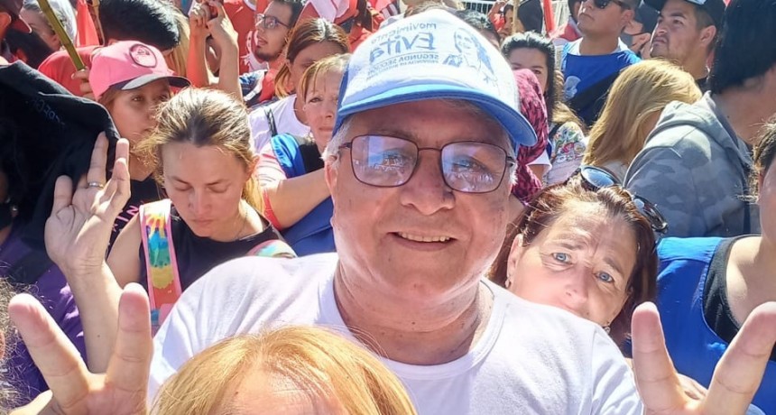 “Este es un festejo de la militancia, un festejo de salir a la calle y militar como lo hice desde chico