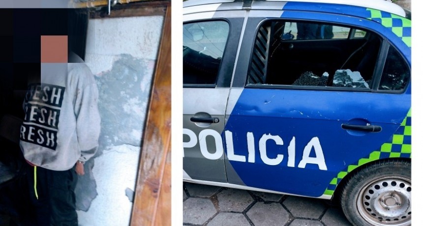 Violento ataque a la policía