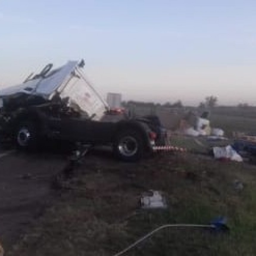 Múltiple choque en la ruta nacional 9