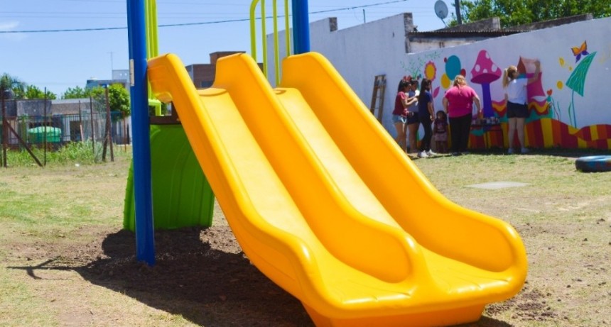 Villa General Savio: Juegos nuevos para el jardín N°905