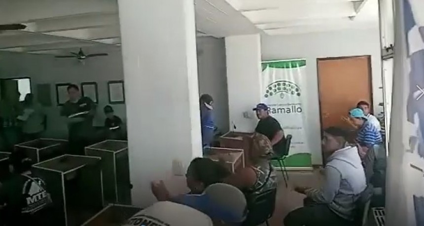 Protesta en la Municipalidad