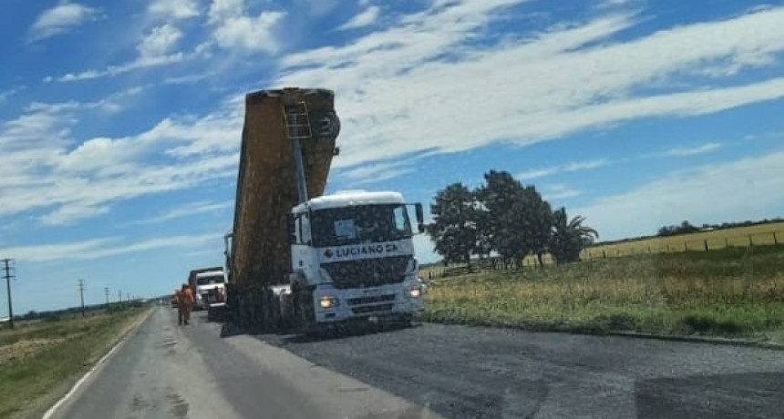 Avanza la obra del camino de la costa con la reparación por sectores