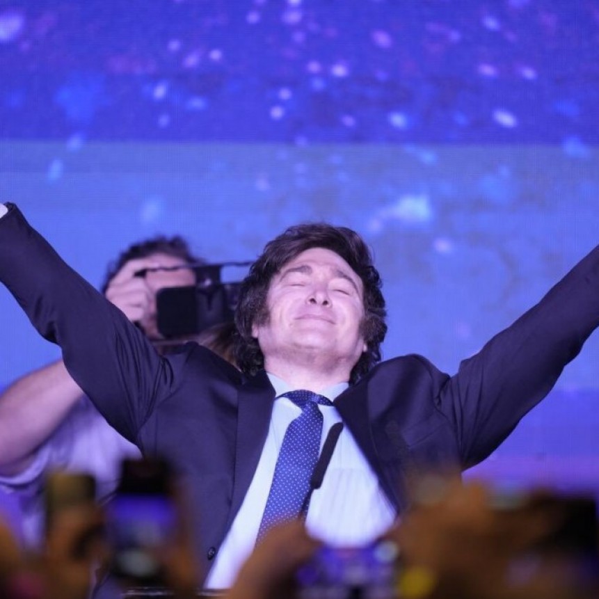 Milei arrasó en Ramallo