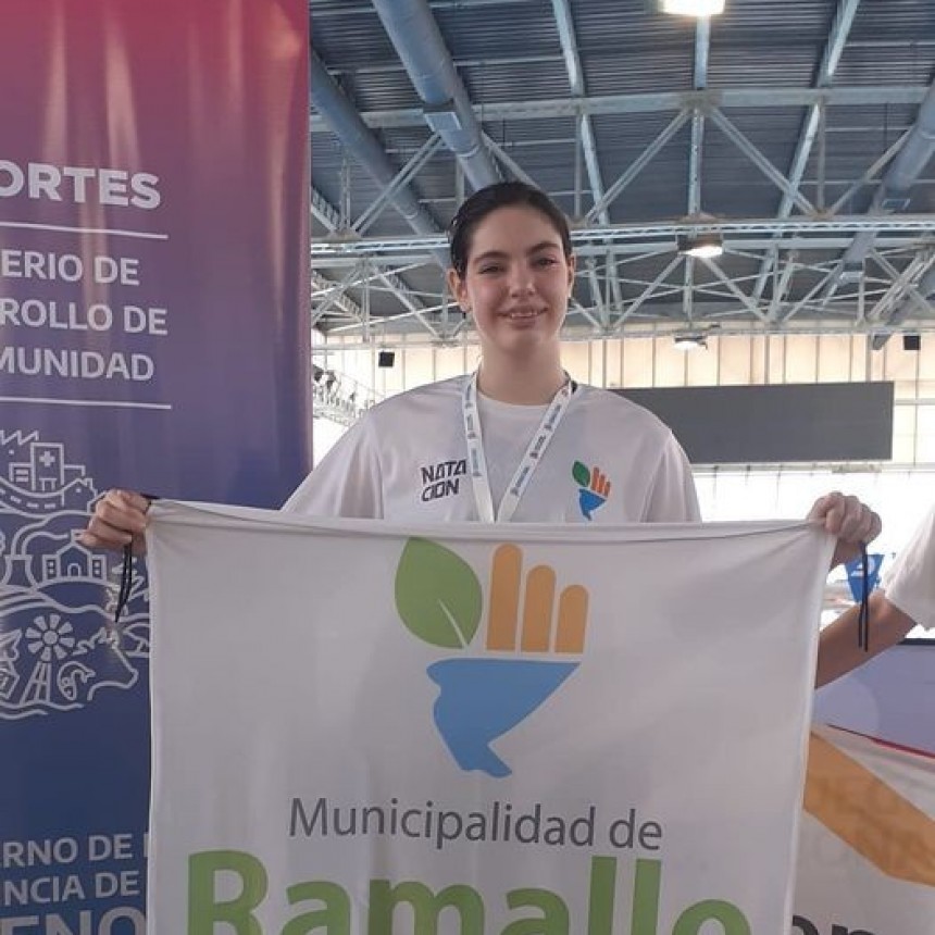 Juegos Bonaerenses: Ramallo obtuvo medalla de plata en natación, atletismo y fútbol