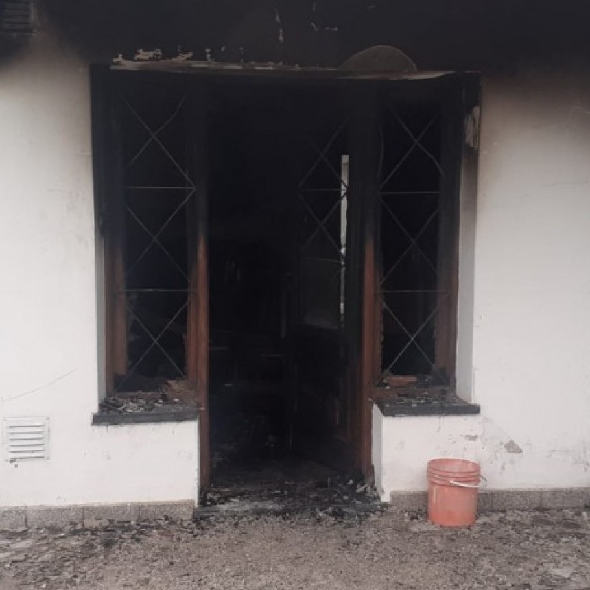 Drama familiar en Ramallo: un incendio dejó a cuatro heridos graves