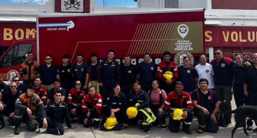 Bomberos de la región completaron la capacitación en rescate vehicular liviano