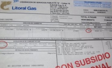 Frenan por seis meses más el aumento de gas