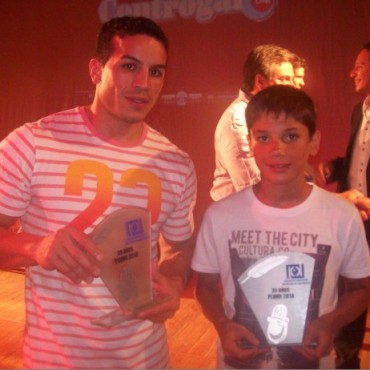 Lucio Ramírez Plumi de Ramallo y el “Gallo Pucheta lo  ganó en boxeo