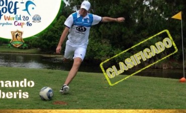 Fernando Barberis clasificó para el Mundial de Footgolf