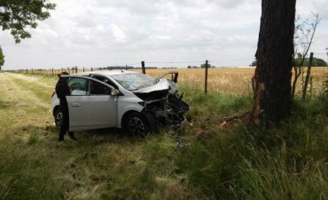 Violento accidente en el Pasaje Maiztegui