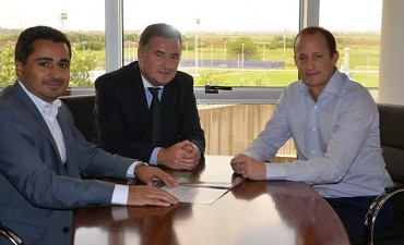 Molea e Insaurralde recibieron a Poletti en la UNLZ