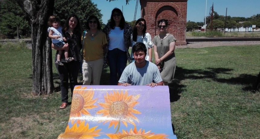 Intervención artística de los alumnos de la Escuela Secundaria 4 
