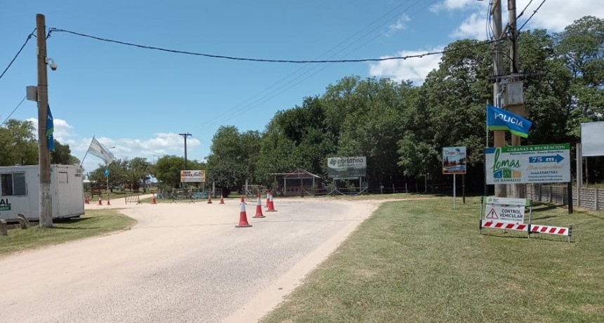 Así se encuentra el ingreso al Paseo 