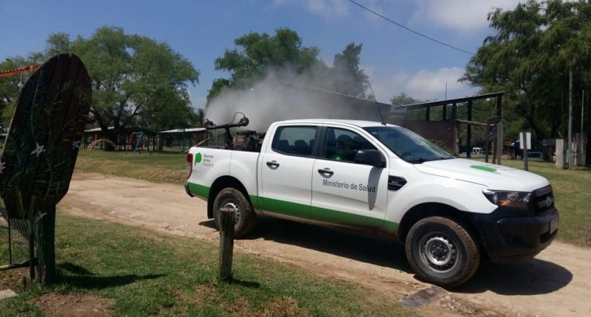 Fumigación contra el dengue
