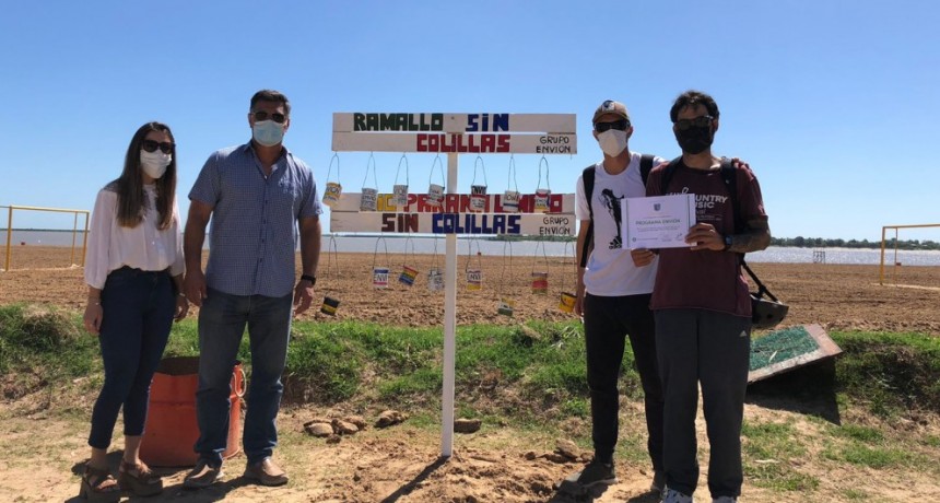 Se presentó la campaña orillas sin colillas y se realiza la bendición de las aguas