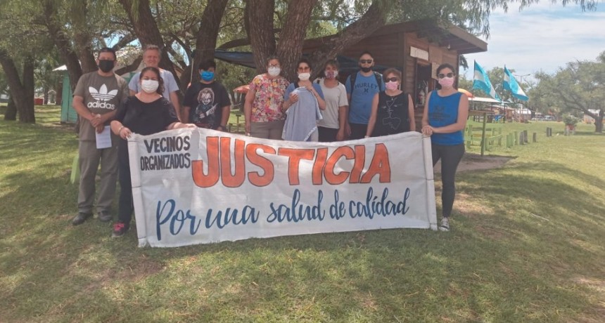 Protesta de la Agrupación Vecinos Organizados