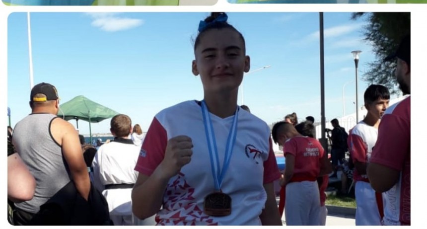Taekwondo: Constanza Gilliard obtuvo el tercer puesto en la Copa Argentina Poamse