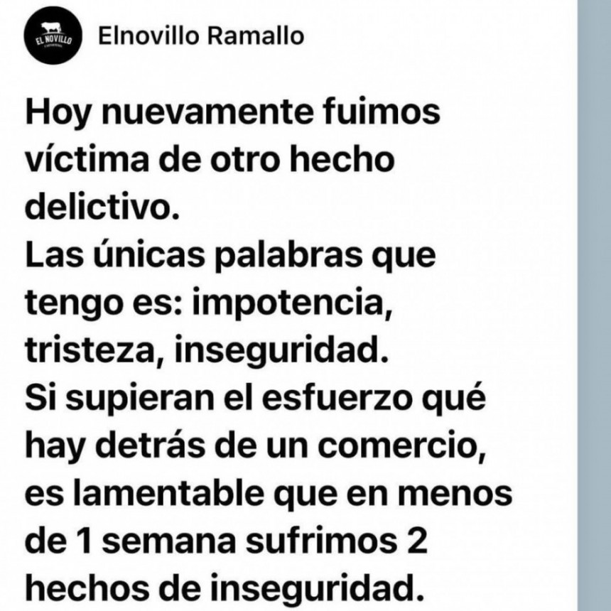 Les robaron y no quisieron realizar la denuncia