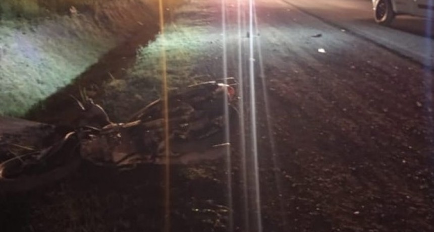 Dos personas sufrieron lesiones graves en un accidente que se produjo en el camino de ingreso a Villa Ramallo