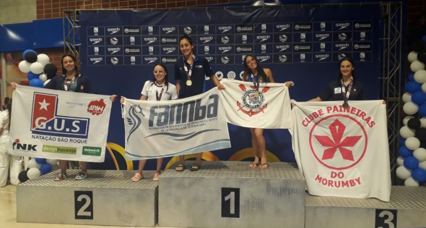Natación: Clementina Butti obtuvo medallas de plata y bronce en Brasil