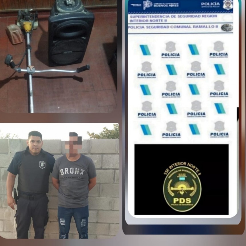 Villa General Savio: Esclarecen un robo, tras dos allanamientos en San Nicolás; una persona fue detenida