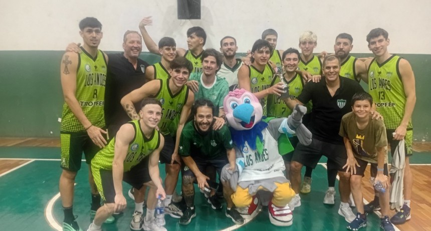 Básquet Local: Los Andes ganó otra vez el clásico y se coronó campeón de la Copa de Plata 