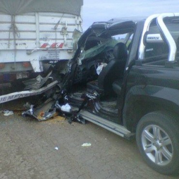 Accidente de tránsito en cercanías de La Violeta