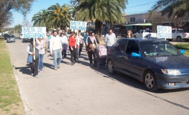Marcha por la inseguridad en Ramallo