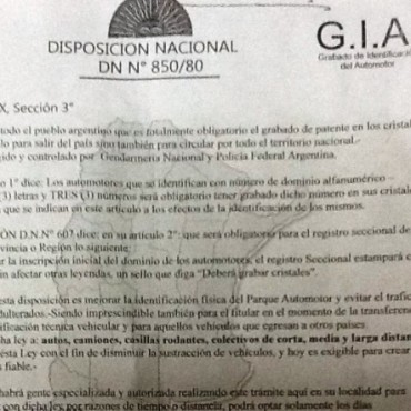 No es obligatorio grabar los cristales en la estación de trenes