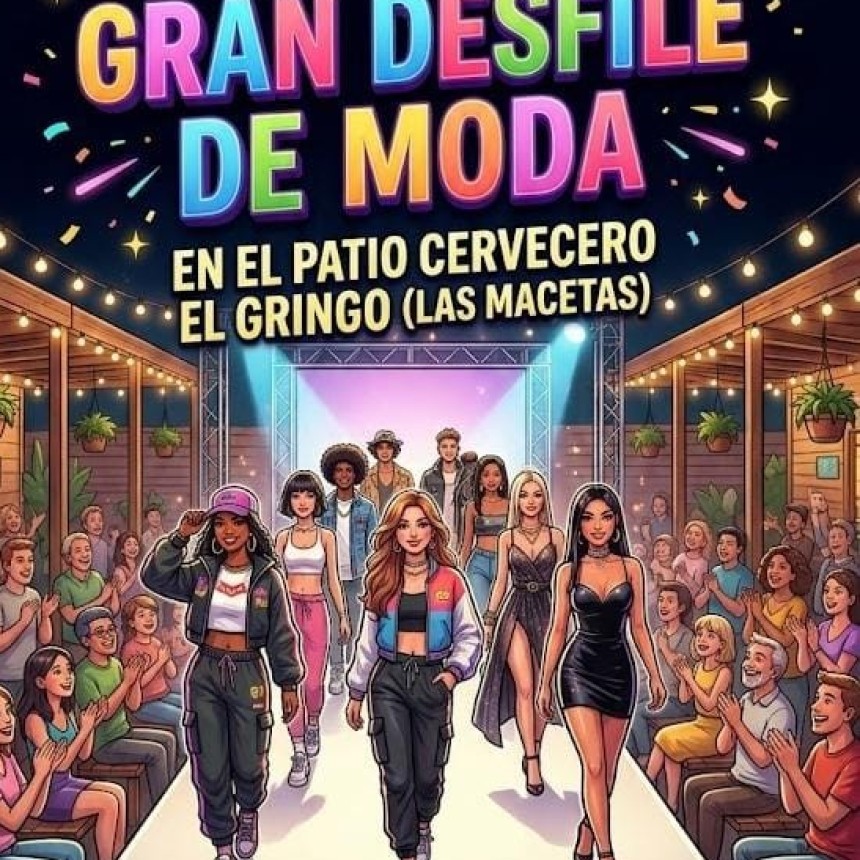 Desfile de moda en la costa de Ramallo con shows en vivo y sorteos