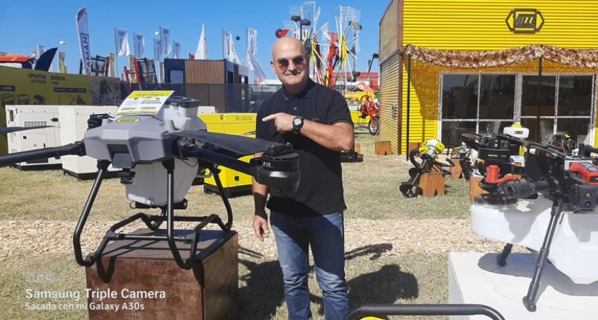 Drones y producci&oacute;n: Desposito destac&oacute; el impacto de la tecnolog&iacute;a tras su visita a Expoagro